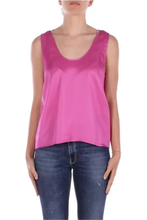 Liu Jo Tops, Dames, Paars, M, Dames Tank Top Collectie 1
