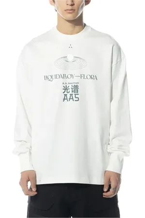 A.A. Spectrum Tops, Heren, Wit, M, Templex Longsleeve Shirt
