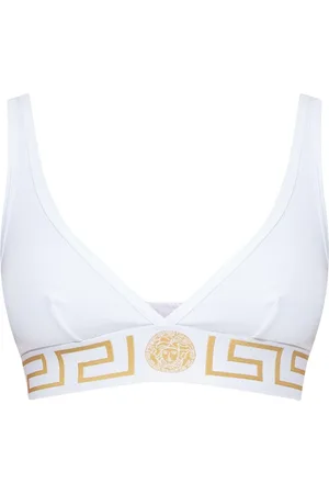 VERSACE Ondergoed, Dames, Wit, M, Katoen, Katoenen beha