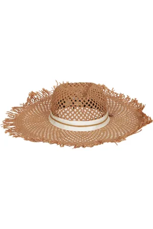 Catarzi Accessoires, Dames, Bruin, 58 CM, Stijlvolle Hoed Accessoires