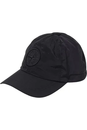 Stone Island Accessoires, Heren, Zwart, ONE Size, Zwarte Baseballpet Stijlvol Accessoire