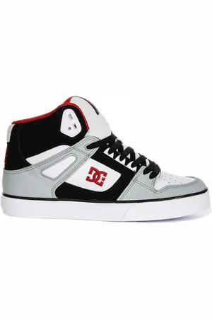 Dcshoes Schoenen, Heren, Veelkleurig, 42 EU, Leer, Winter High-Top Laarzen in Wit Zwart Rood