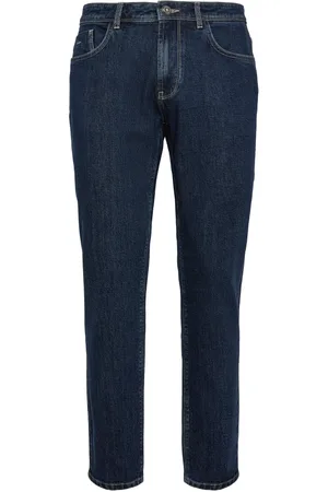 Boggi Milano Jeans, Heren, Blauw, W33, Denim, Stretch Denim Jeans