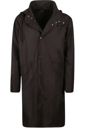 A.P.C. Mantels, Heren, Bruin, S, Polyester, Antonny Parka Jas