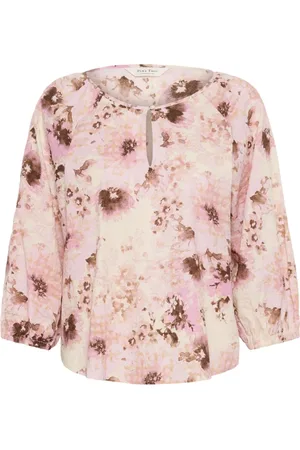 Part Two Blouses & Shirts, Dames, Roze, XL, Roze Nectar Verspreide Bloemen Blouse