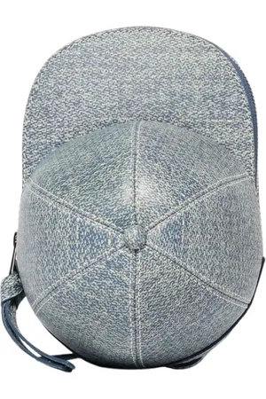 J.W.Anderson Tassen, Dames, Blauw, ONE Size, Blauwe Leren Baseball Cap Tas