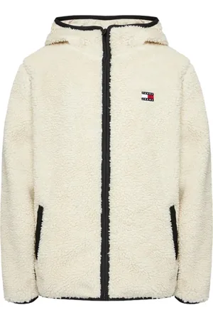 Tommy Hilfiger Jassen, Heren, Wit, XS, Polyester, Witte Jas Aw 24 Stijlvol Ontwerp