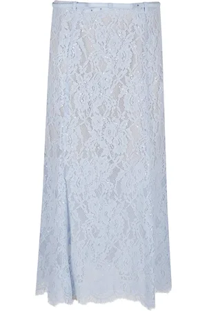 Self-Portrait Rokken, Dames, Blauw, S, Blauwe Elegante Rok voor Vrouwen