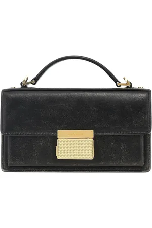 Golden Goose Tassen, Dames, Zwart, ONE Size, Stijlvolle Leren Clutch Tas
