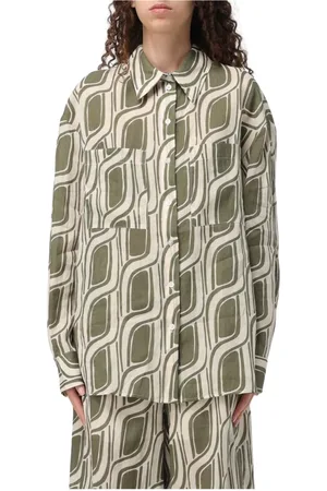 Liu Jo Blouses & Shirts, Dames, Groen, 2Xs, Elegante Groene Button-Up Shirt