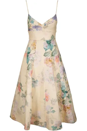 ZIMMERMANN Kleedjes, Dames, Geel, XS, Gele Zomerjurk
