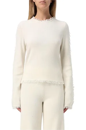 SEMICOUTURE Truien, Dames, , S, Cashmere Pullover Sweater Vrouw Stijl