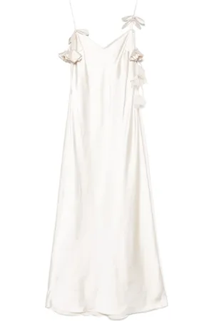 Self-Portrait Kleedjes, Dames, , XS, Polyester, Jurk Bianco Ss 25