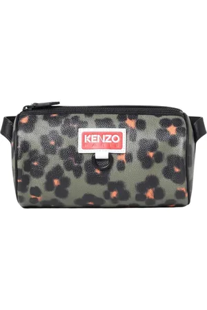 Kenzo Tassen, Dames, Veelkleurig, ONE Size, Luipaardprint Crossbody Tas