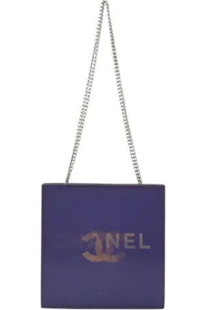 CHANEL Pre-owned, Dames, Paars, ONE Size, Pre-owned Plastic chanel-bags