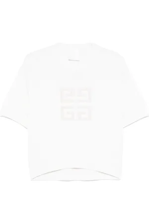 Givenchy Truien, Dames, Wit, S, Witte Crew Neck Sweater