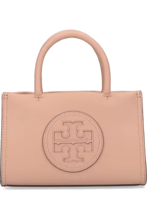 Tory Burch Tassen, Dames, Bruin, ONE Size, Katoen, Bruine Mini Shopper
