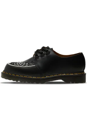 Dr. Martens Schoenen, Heren, Zwart, 44 EU, Leer, Ramsey Zwart Leren Veterschoenen