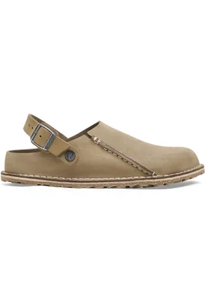 Birkenstock Schoenen, Heren, Grijs, 41 EU, Suède, Lutry Premium Suède Leren Sandalen