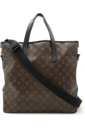 LOUIS VUITTON Pre-owned, Heren, Bruin, ONE Size, Leer, Pre-owned Canvas totes