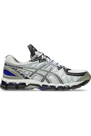 Asics Schoenen, Heren, Grijs, 44 EU, Grijze Sneakers met Fluidfit Technologie