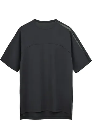 adidas Tops, Heren, Zwart, L, Mesh 3-Stripes Korte Mouw Tee