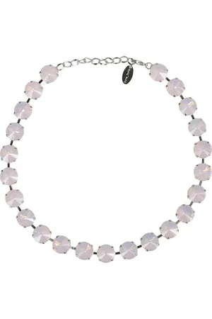 FORTE FORTE Accessoires, Dames, Roze, ONE Size, Kristal Statement Ketting