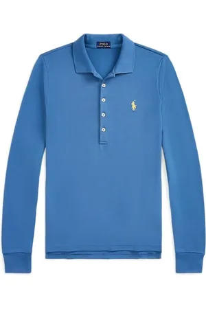 Ralph Lauren Tops, Dames, Blauw, L, Polo