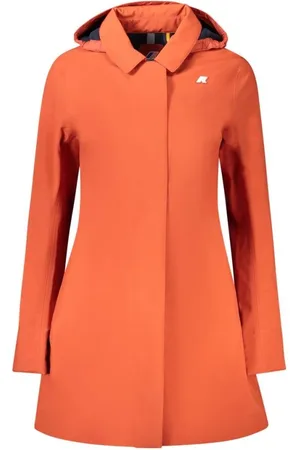 K-Way Jassen, Dames, Rood, S, Polyester, Rode Polyester Trenchcoat