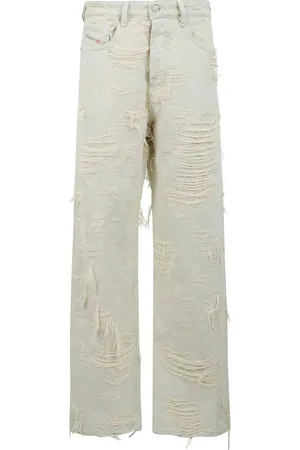 Diesel Jeans, Dames, , W26, Denim, Versleten denim jeans 1996 stijl