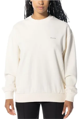 OLAF HUSSEIN Sweatshirts & Hoodies, Dames, Wit, L, Sweatshirts