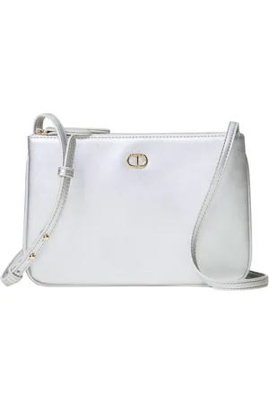 Twin-Set Tassen, Dames, Grijs, ONE Size, Stijlvolle Rope Finish Clutch Tas