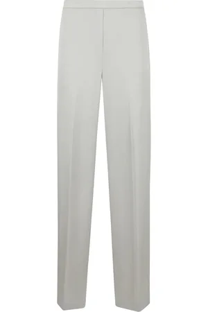 THEORY Broeken, Dames, Wit, M, Hoge taille broek met zijzakken