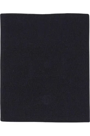 Maison Margiela Accessoires, Heren, Blauw, S, Wol, Grijze Wollen Gebreide Sjaal