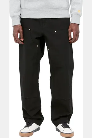 Carhartt Jeans, Heren, Zwart, W34 L32, Denim, Denim Double Knee Pant