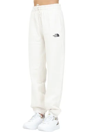 The North Face Broeken, Dames, Wit, S, Katoen, Essential Sporty Witte Joggingbroek