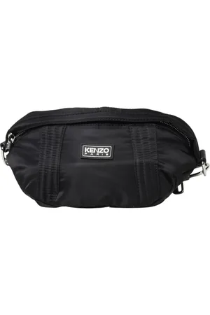 Kenzo Tassen, Dames, Zwart, ONE Size, Stijlvolle Zwarte Heuptas Vrouw