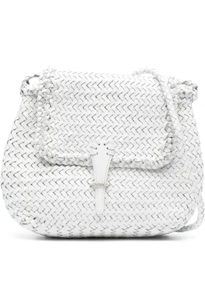 Dragon Diffusion Tassen, Dames, Wit, ONE Size, Gevlochten Schouderband Tas