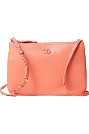 Twin-Set Tassen, Dames, Roze, ONE Size, Stijlvolle Rope Finish Clutch Tas