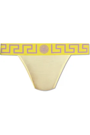 VERSACE Ondergoed, Dames, Geel, M, Katoen, Katoenen string