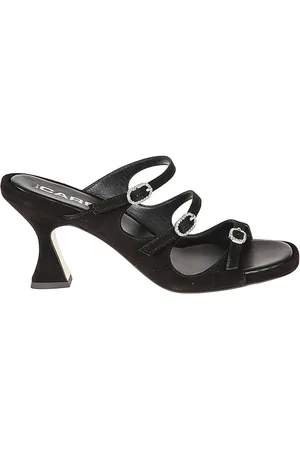Carel Schoenen, Dames, Zwart, 36 EU, Suède, Zwarte Suède Slingback Schoenen