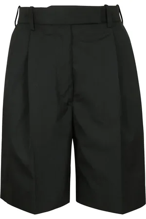 Thom Browne Korte broeken, Dames, Zwart, 2Xs, Stijlvolle Shorts voor Lente Garderobe