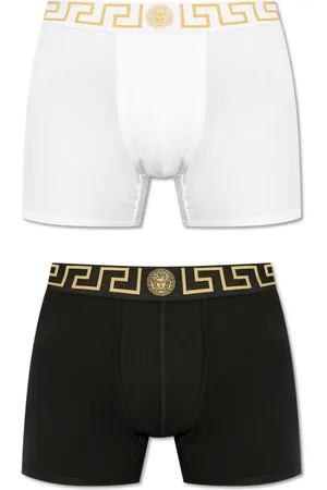 VERSACE Ondergoed, Heren, Veelkleurig, M, Katoen, Twee-Pack Boxershorts