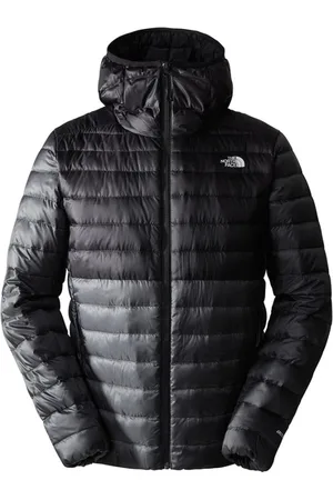 The North Face Jassen, Heren, Zwart, M, Polyester, Resolve Down Hoodie