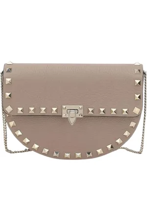VALENTINO GARAVANI Tassen, Dames, Roze, ONE Size, Leer, Stijlvolle Leren Schoudertas