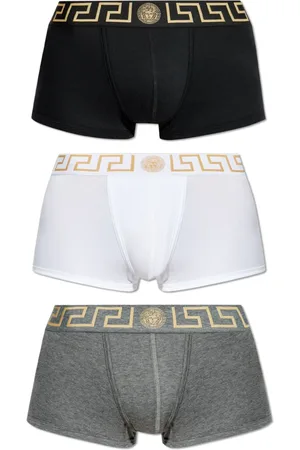VERSACE Ondergoed, Heren, Veelkleurig, 3Xl, Katoen, Driepak boxers met logo