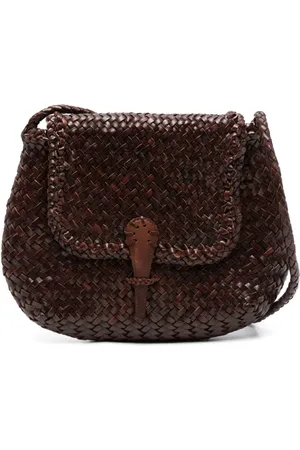Dragon Diffusion Tassen, Dames, Bruin, ONE Size, Gevlochten Schouderband Tas