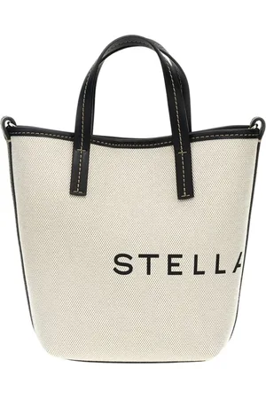 Stella McCartney Tassen, Dames, , ONE Size, Katoen, Elegante Mini Tote Bag in