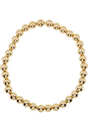 Jil Sander Accessoires, Dames, Geel, ONE Size, Elegante Parelketting
