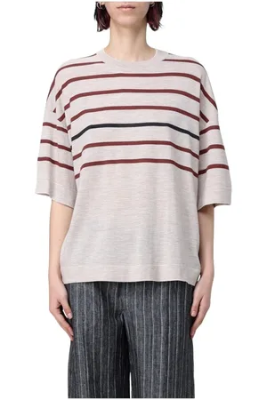 Brunello Cucinelli Truien, Dames, , XS, Kasjmier, Luxe Cashmere Blend Sweater